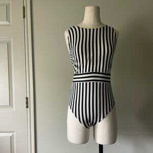 BNWT Jcrew striped one piece swimsuit 10